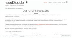 Desktop Screenshot of need2code.se